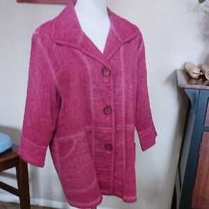 Focus- Love This Women's Pink Coat